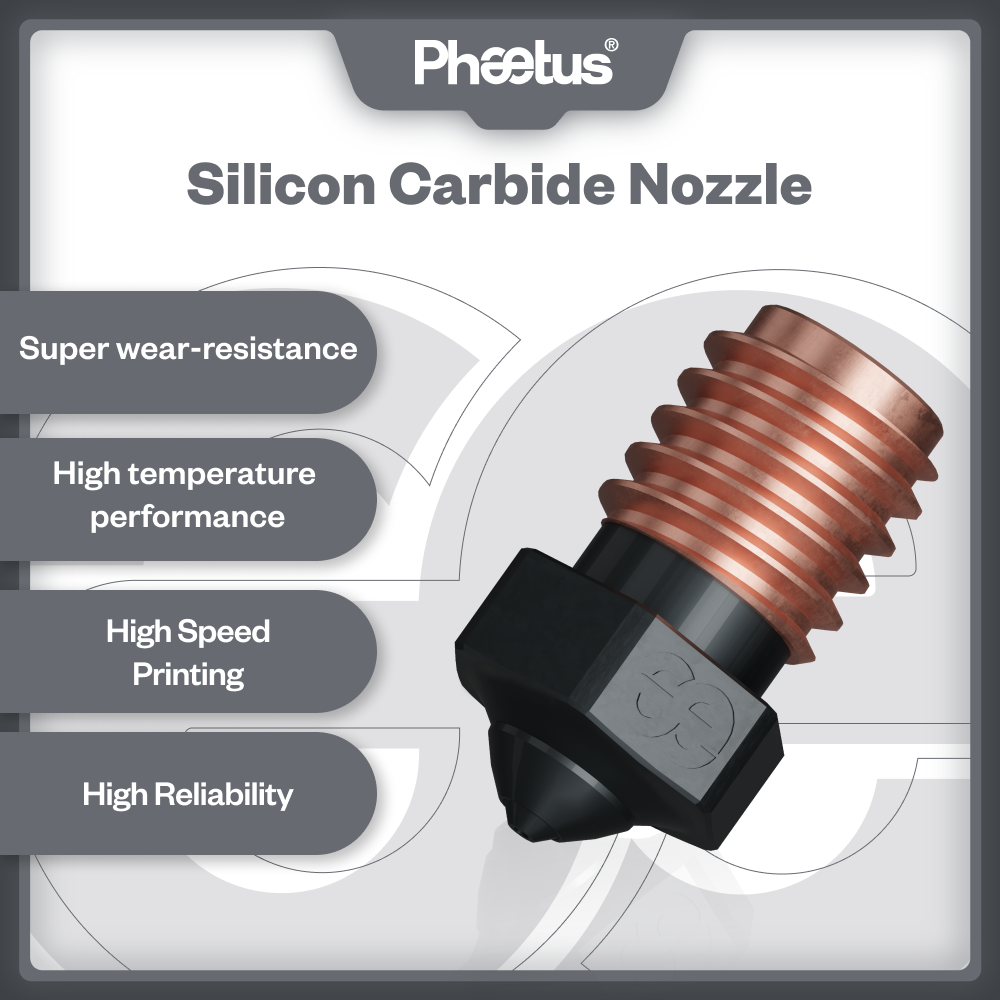Nozzle Tungsten - Phaetus Silicon Carbide V6 Nozzle Durable