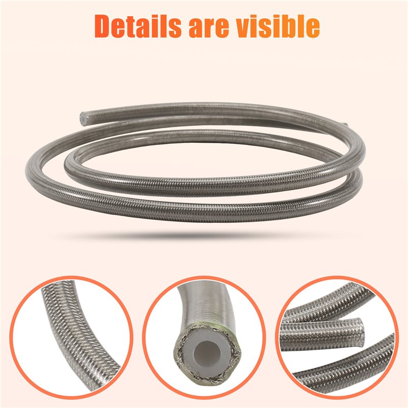 Motorcycle Brake Line Hose AN3 - огляд і ціна Ptfe Tube