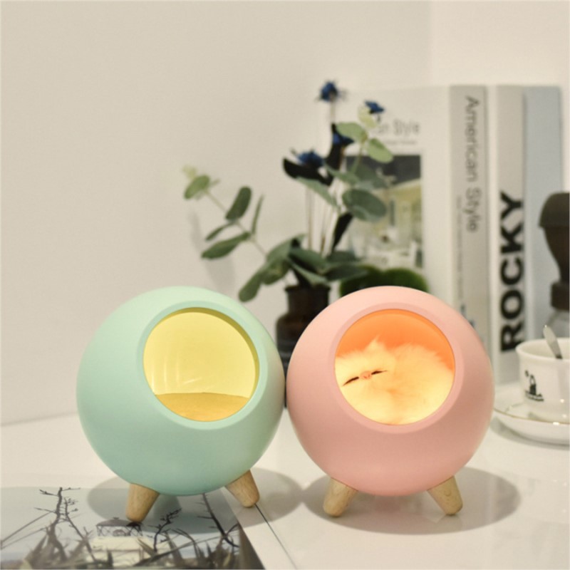 Cute Cat LED Lamp Night Light  - огляд і ціна Cr Touch