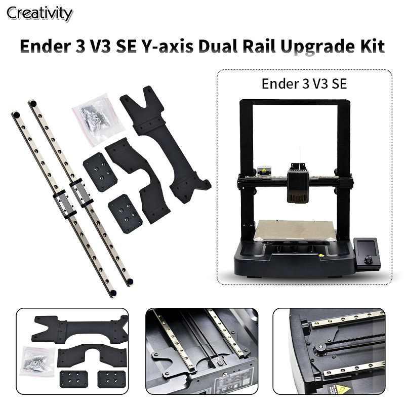 Ender 3 V3 SE KE 3D Printer Du - огляд і ціна Linear Rail Mgn12H Set