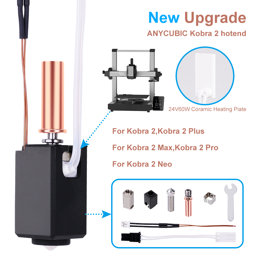 Hotend Kit for Anycubic Kobra  - огляд і ціна Hotend Assembly
