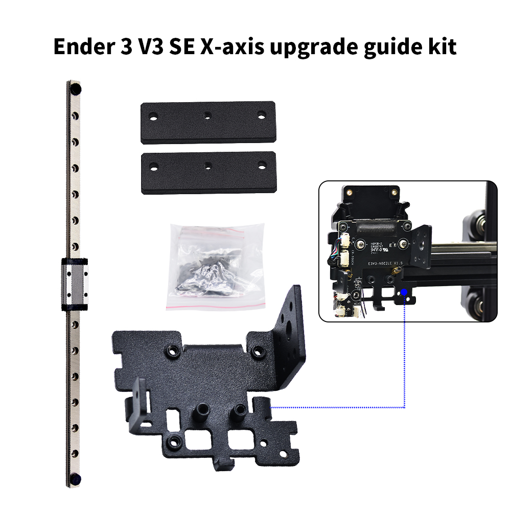 Ender-3 V3 SE Y-axis Dual Line - огляд і ціна Linear Rail Mgn12H Set