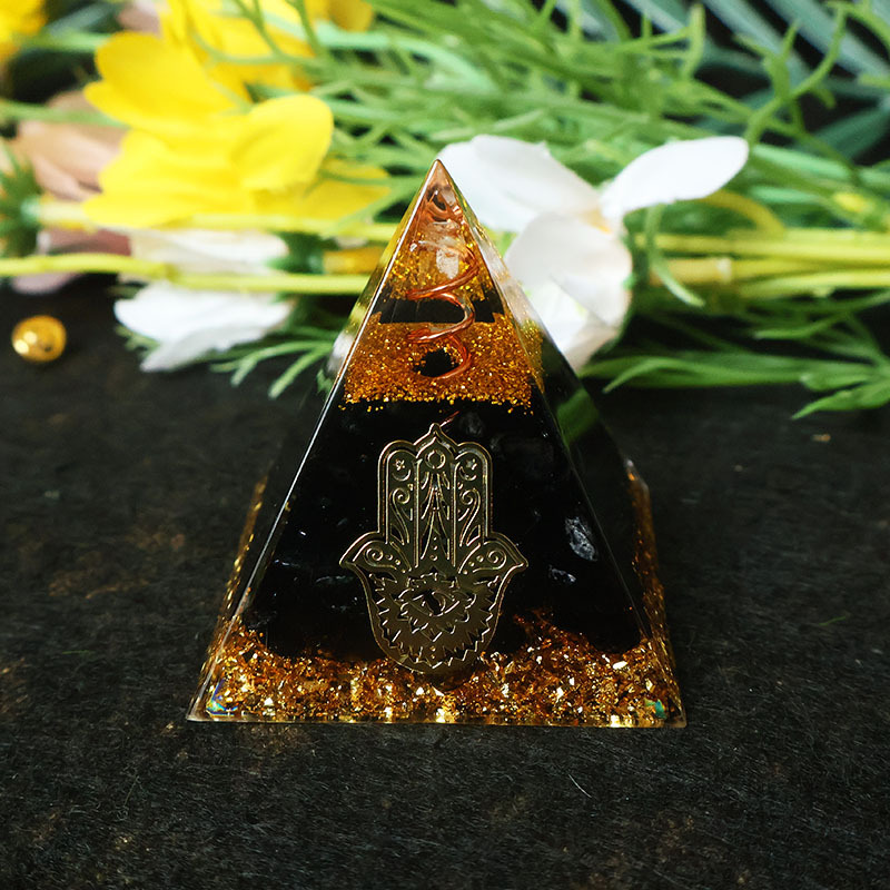 Hamsa Hand Resin Crystal Pyram - огляд і ціна Resin