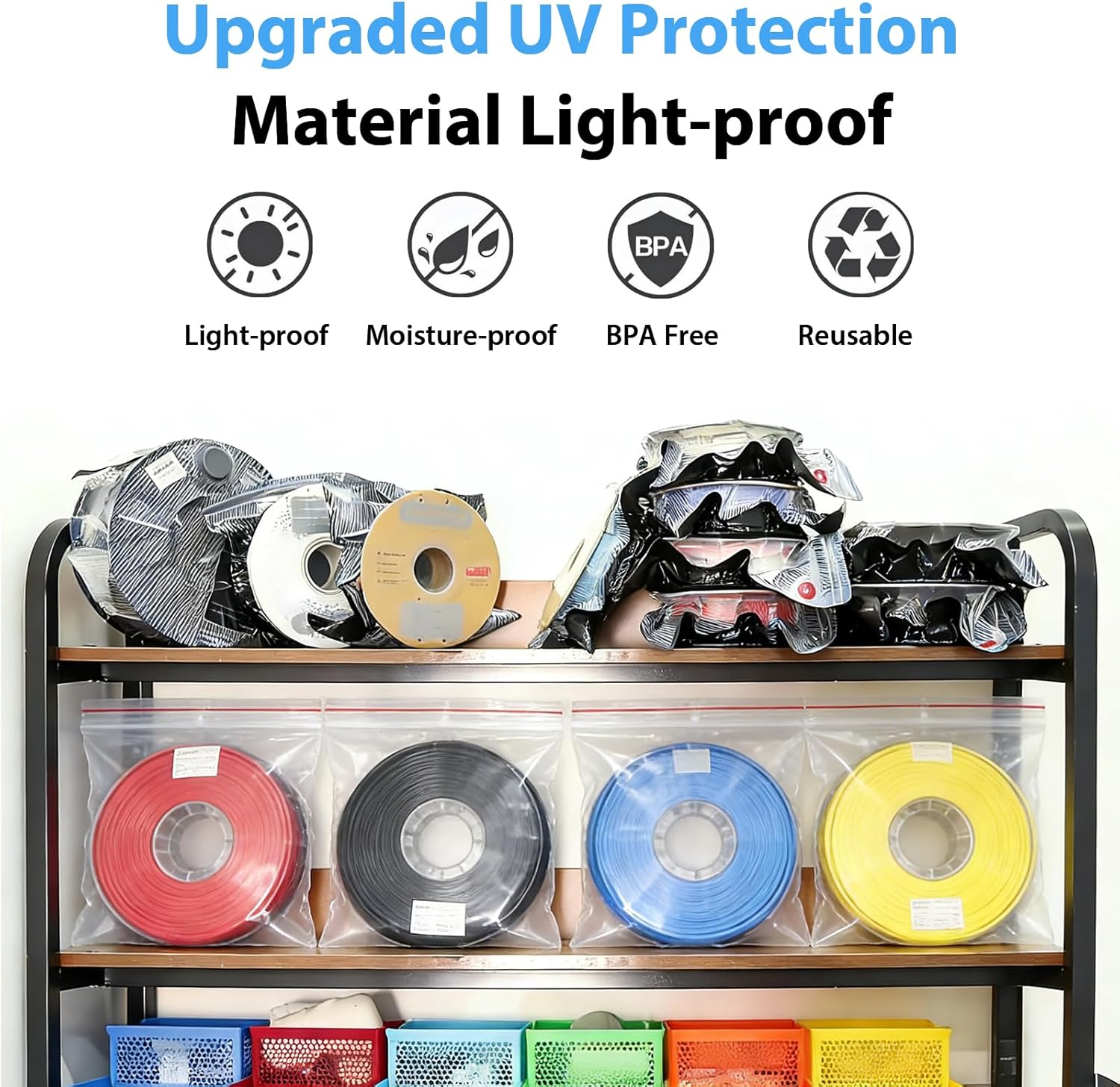 Upgraded 3D Printer Black Fila - огляд і ціна Petg Filament