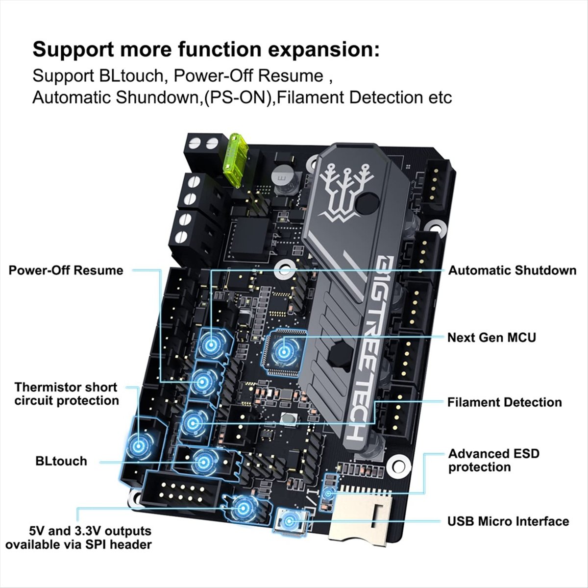M05K  SKR Mini E3 V3.0 32 Bit  - огляд і ціна Skr Mini E3