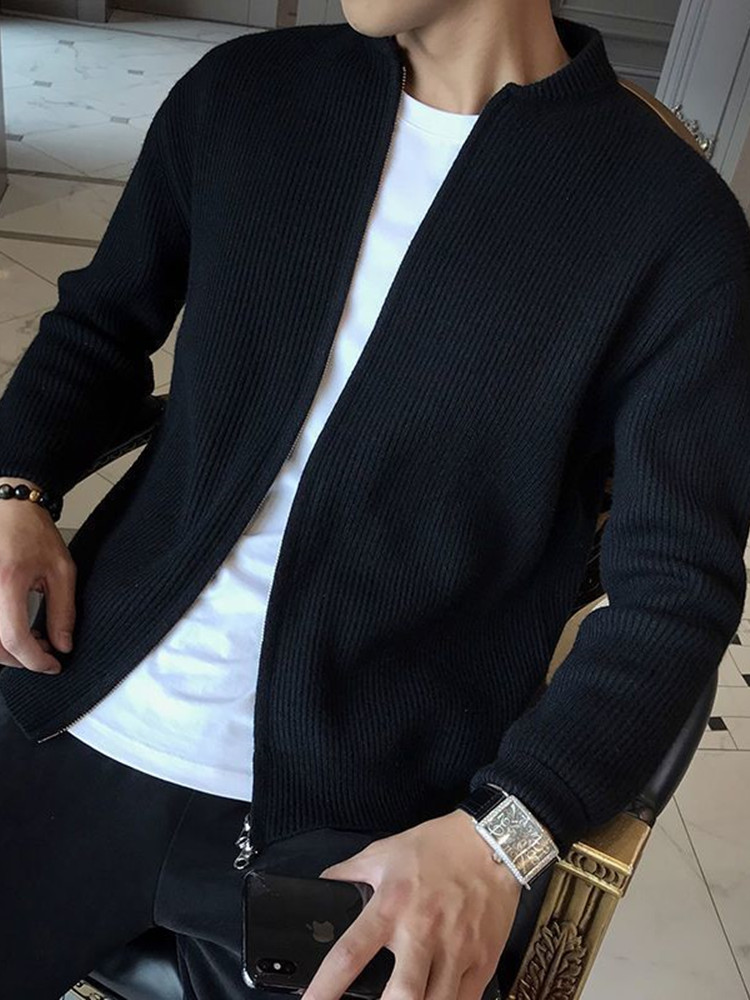Men's Knitted Cardigan Sweater - огляд і ціна Resin Vat