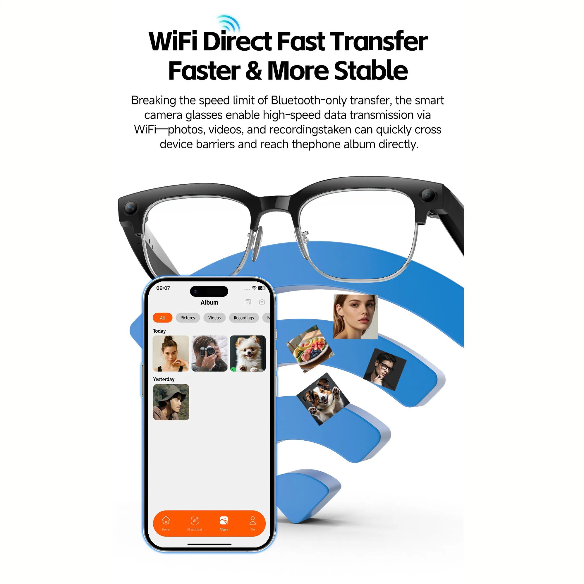 AI Smart Glasses with Voice Wa - огляд і ціна Bltouch