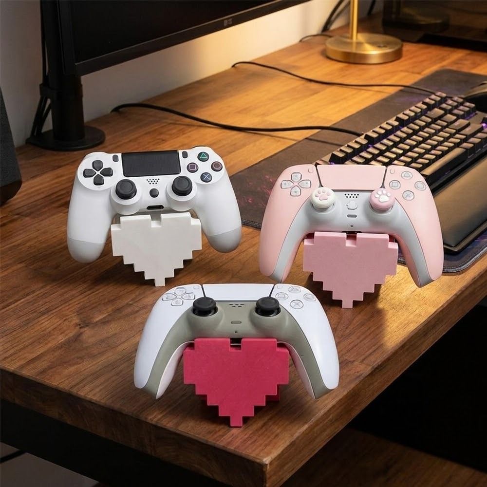 3D Printed Heart-Shaped Game S - огляд і ціна 3D Printer Stand