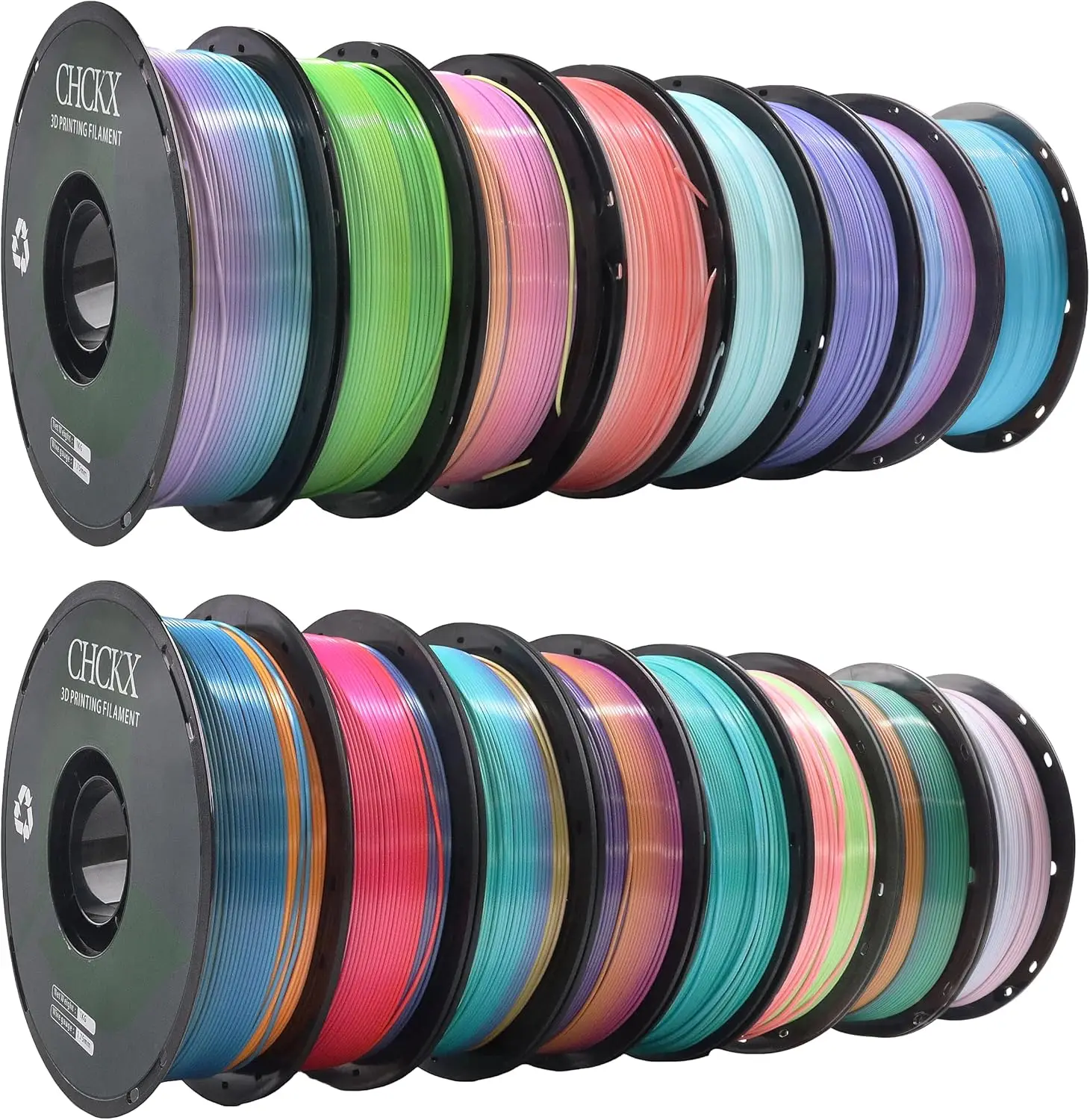 US Warehouse16 Pack Silk Rainb - огляд і ціна Filament 1.75