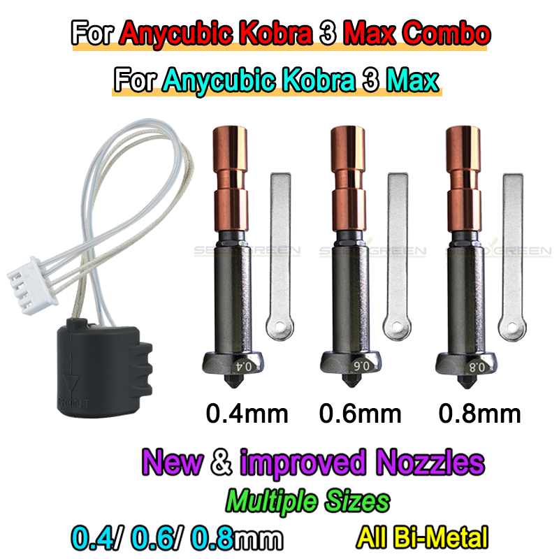 New Upgrade Nozzle For Anycubi - огляд і ціна Hotend 0.4Mm