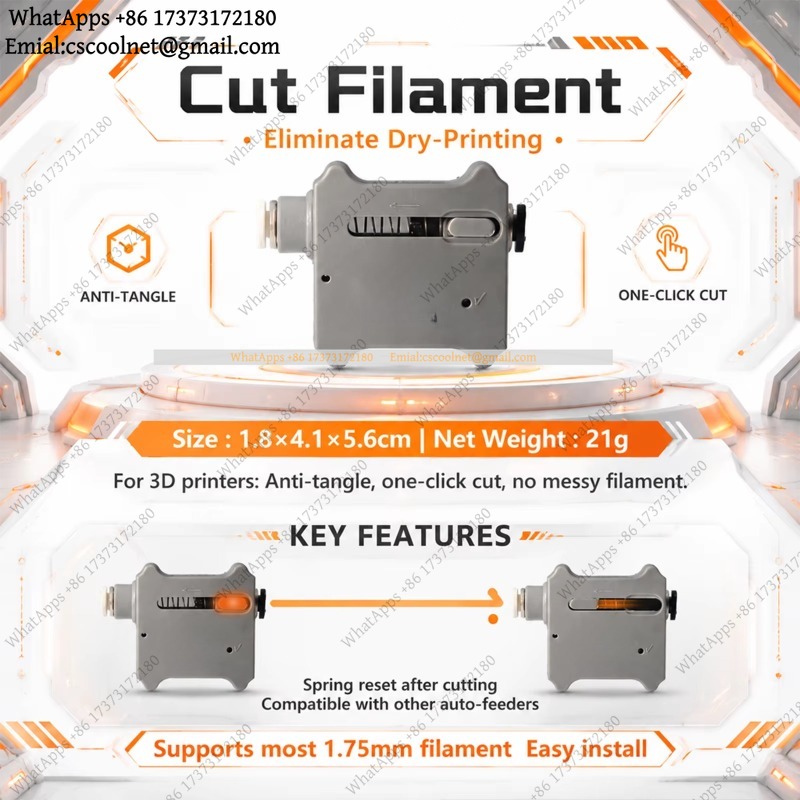 JS03 Automatic Filament Cutter - огляд і ціна Fdm Printer