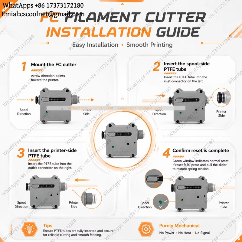 JS03 Automatic Filament Cutter - огляд і ціна Fdm Printer
