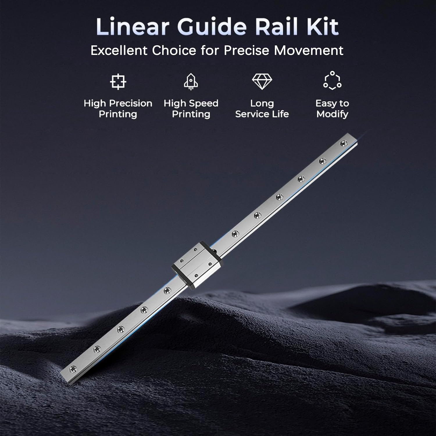 Creality Ender 3 X Axis Linear - огляд і ціна Linear Rail Mgn12H Set