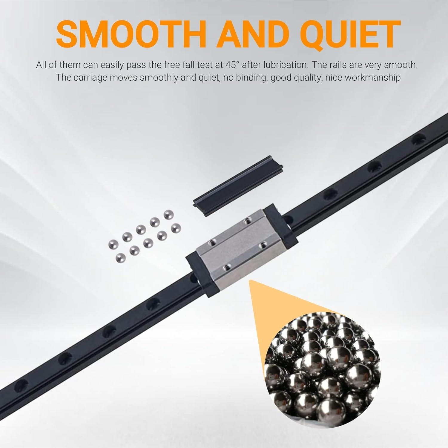 1pcs 15mm MGN15 Black Phosphat - огляд і ціна Linear Rail Mgn12H Set