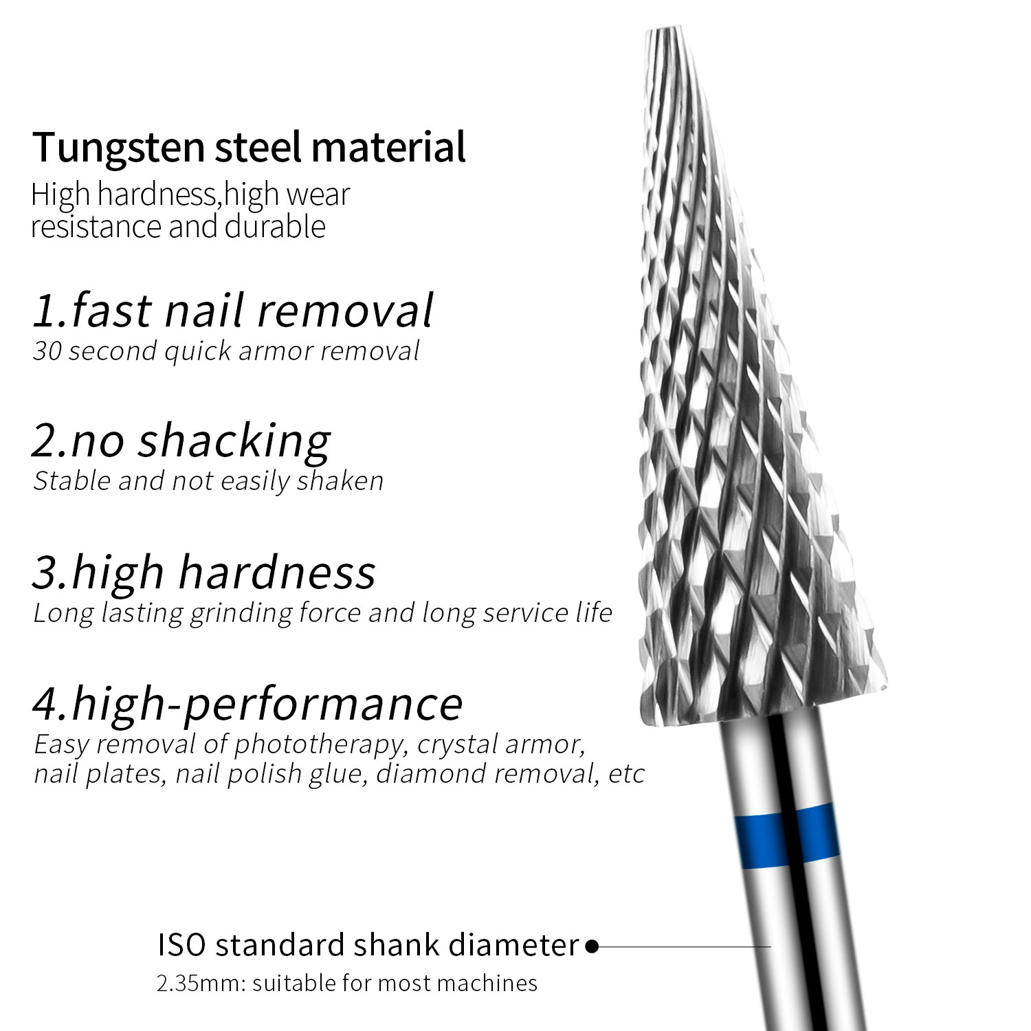 Tip Tungsten Carbid Nail Drill - огляд і ціна Nozzle Tungsten
