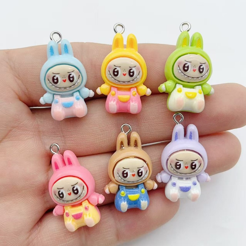 10Pcs Kawaii Rabbit Strawberry - огляд і ціна Resin