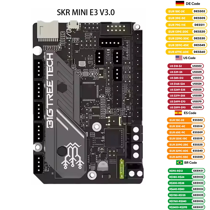 BIGTREETECH SKR MINI E3 V3.0 3 - огляд і ціна Linear Rail Mgn12H Set