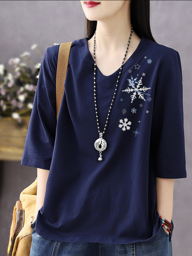 Pure Cotton V-Neck 3/4 Sleeve  - огляд і ціна Resin Vat