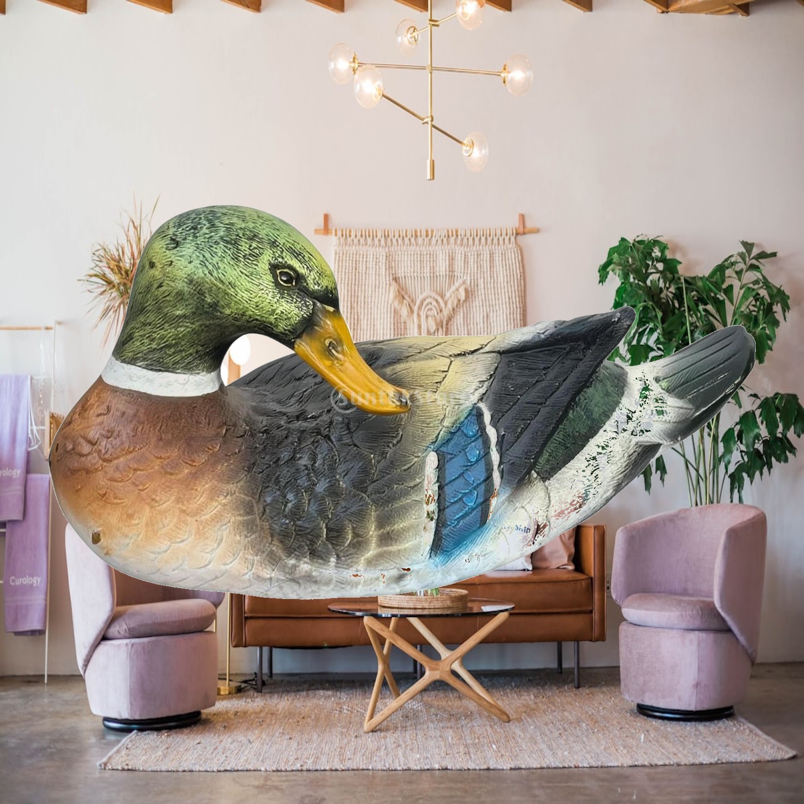 Resin Duck Figurine Outdoor Po - огляд і ціна Resin