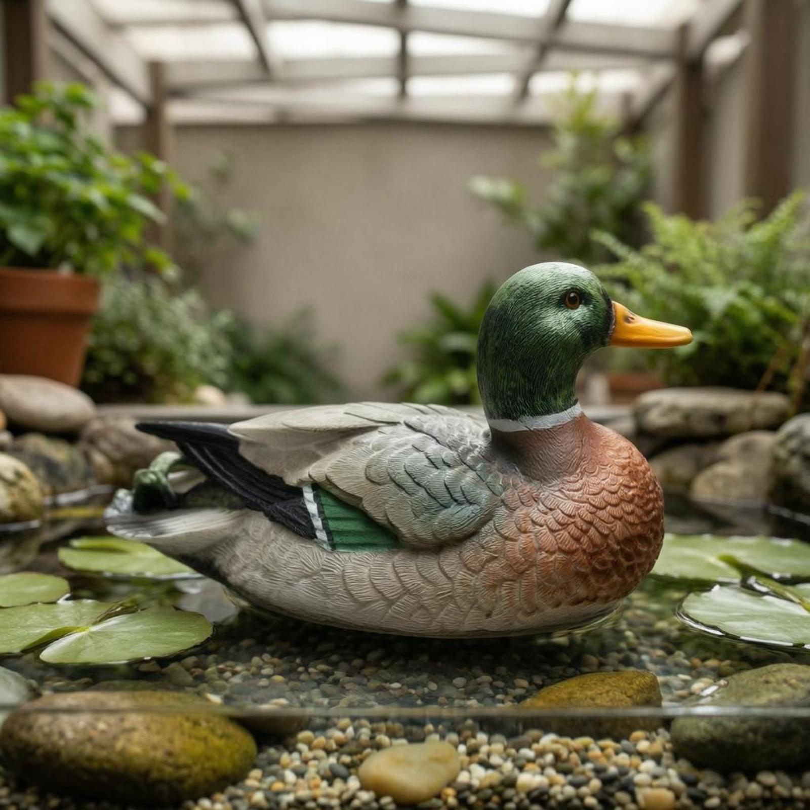 Resin Duck Figurine Outdoor Po - огляд і ціна Resin