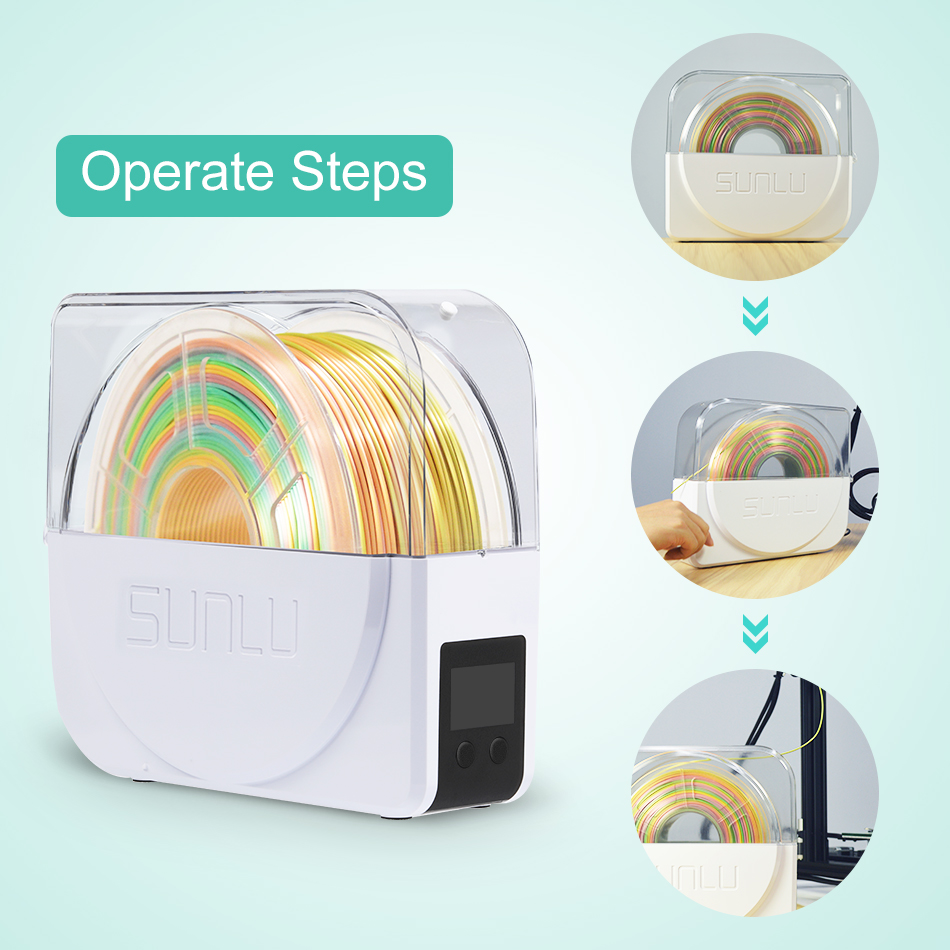 SUNLU Filament Dryer S1 Plus B - огляд і ціна Filament 1.75