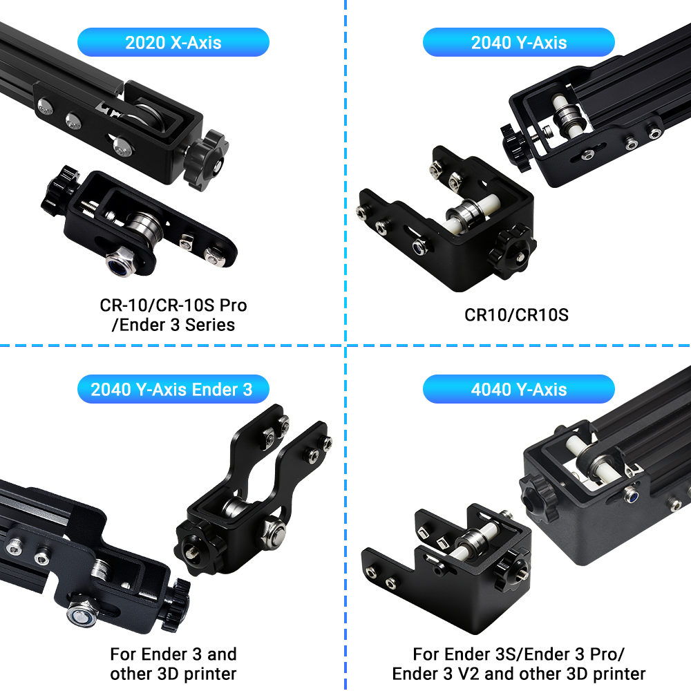 3D Printer Parts Belt Tensione - огляд і ціна Linear Rail Mgn12H Set