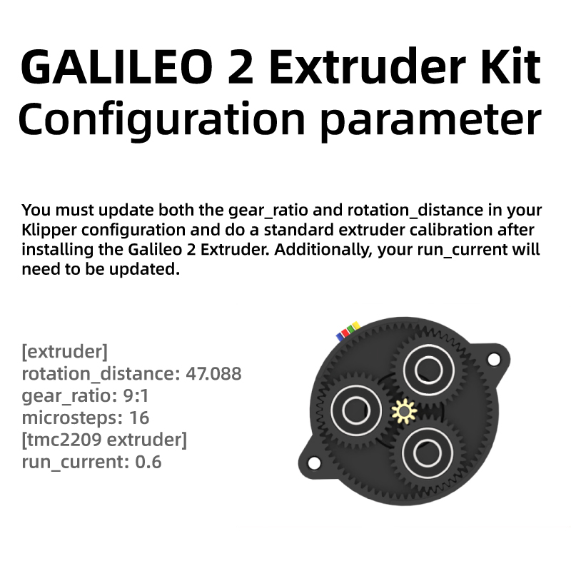 Mellow Galileo 2 Kits LDO (G2E - огляд і ціна Nozzle Tungsten